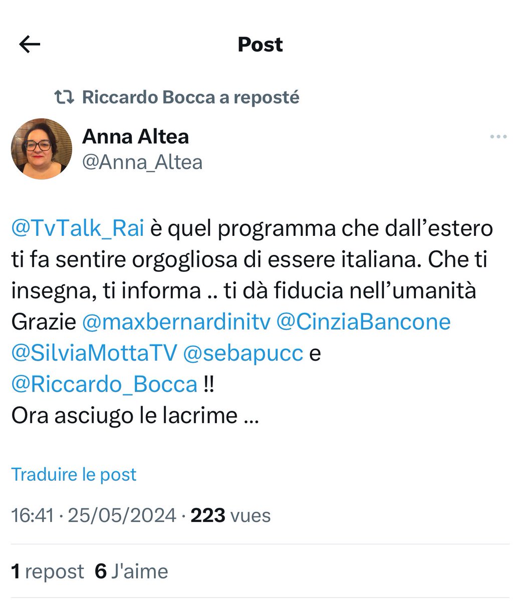 Vedere questo e svenire .. (sono troppo giovane per morire)  😉 Grazie <a href="/Riccardo_Bocca/">Riccardo Bocca</a>