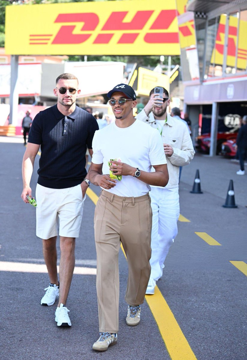 Trent Alexander-Arnold during qualifying at the F1 Grand Prix of Monaco.