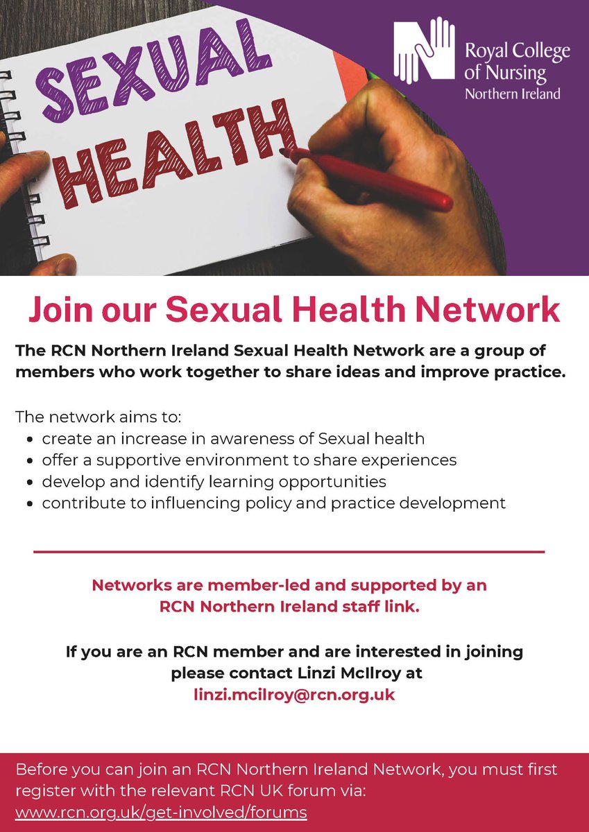Passionate about making a difference in sexual health practices? Join a network of like-minded professionals dedicated to fostering innovation in the field. If you're an RCN member, reach out to Linzi Mcilroy at linzi.mcilroy@rcn.org.uk to be part of the change!