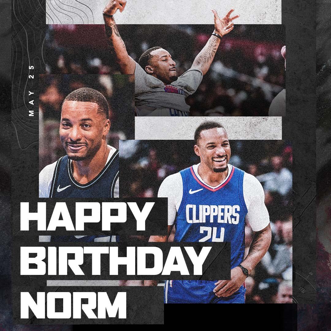 LAClippers's tweet image. Happy Birthday, Norm! 🥳