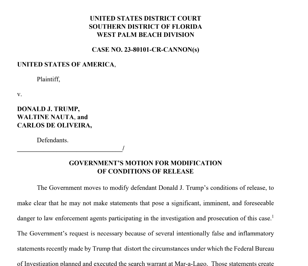 I’m going to unpack here what I was getting at hastily last night. Jack Smith is trying to force Judge Cannon to stop Trump’s dangerous lies about the FBI—facilitated by def attys—by shoving in her ear her past orders targeting the govt. ... 1/10 bit.ly/3wFoKal