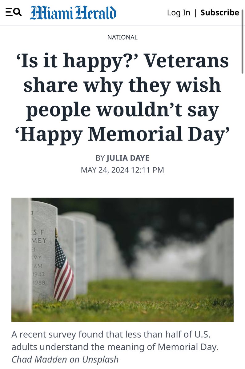 AMERICA HAS FORGOTTEN: #MemorialDay has become two separate days. For the average American it has been commercialized for decades like every other meaningful date on the calendar. Picnics, pool openings, BBQ, a day off work / school- it's spring in all its glory. However most