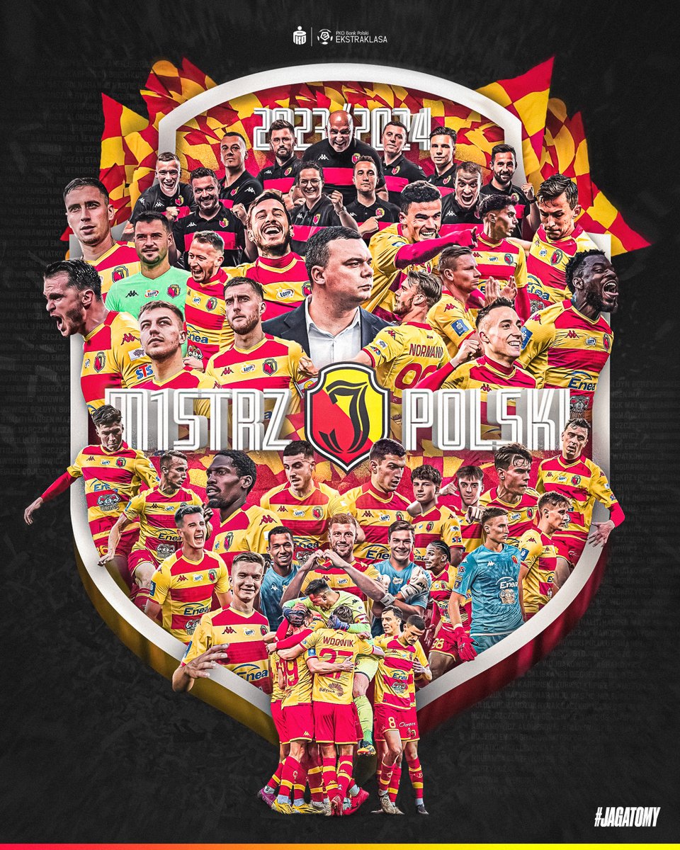 Jagiellonia1920's tweet photo. 🥇 Mistrz (𝕁) Polski 23/24 🥇
