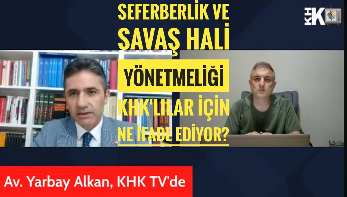 KHK'lı Yarbay @YarbayAlkanTC KHK TV'de 👇👇👇 youtu.be/nN7H4mLL3FE?si…