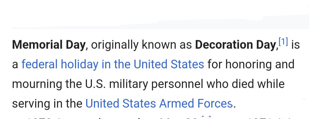 Let's not lose track of what Memorial Day is about. It's so much more than BBQs and beginning of the summer season. Thank You. 🙏🇺🇲