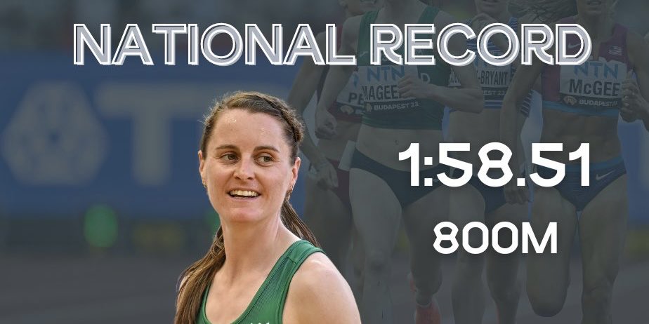 Now that’s what you call a season opener… First Irish woman under 1:59 ⁦@ciaramageean⁩