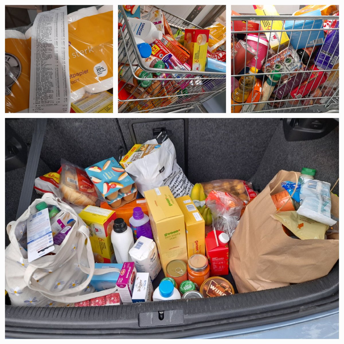 SJEerhart's tweet photo. Zojuist boodschappen gedaan voor het buurtkastje dankzij uw donaties #LifeWithJoy #Armoede Geprobeert verder te denken dan in termen als goedkoop of je moet je maag kunnen vullen. Ook lekkers is erg belangrijk. #Samenstaanwesterk https://t.co/AAOkQPZhWC