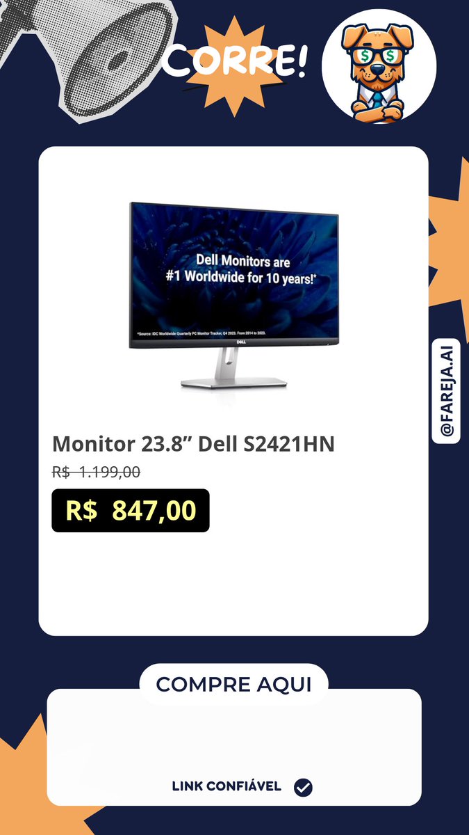 Na Amazon!
😍divulgadorinteligente.com/farejaai/p/nAa…