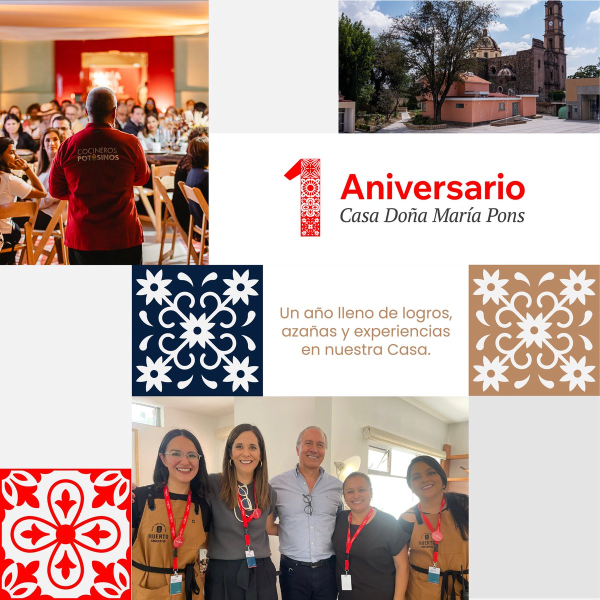 HerdezFundacion's tweet photo. ¡Un año de grandes logros y momentos inolvidables!
Gracias por ser parte de nuestra historia en este primer aniversario.
En Casa Doña Maria Pons, estamos comprometidos con la preservación del patrimonio gastronómico de México.
#CasaDoñaMaríaPons
Contacto: casadonamaria@herdez.com https://t.co/ARS90mnqDg