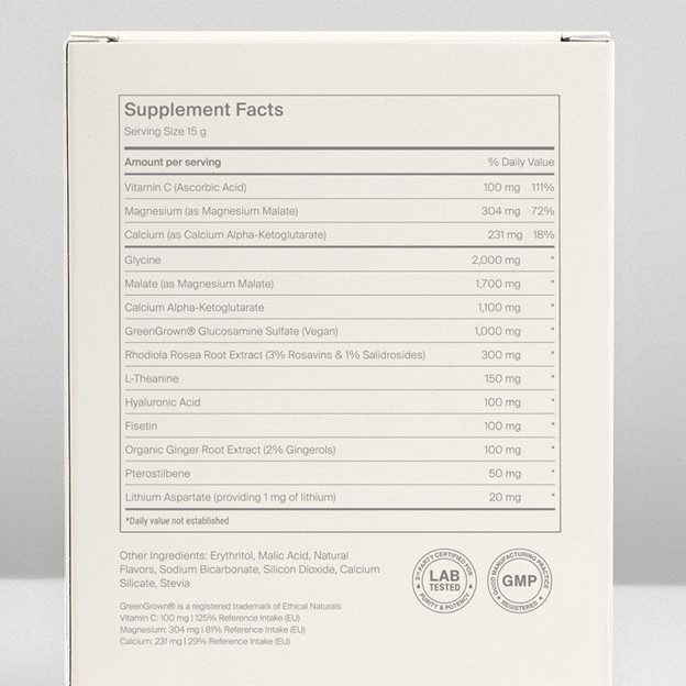 What about the NOVOS supplement? 

It's a 14-ingredient supplement that tries to target the hallmark...