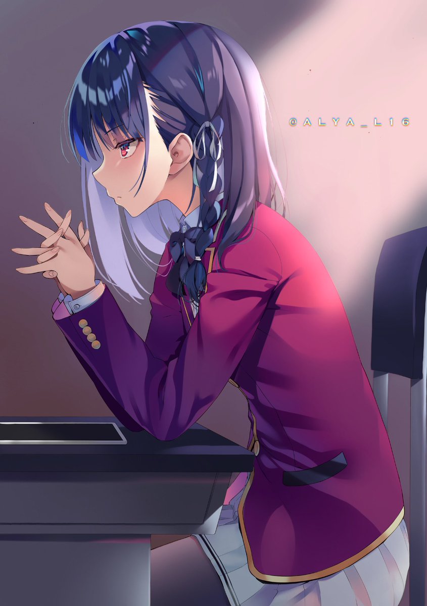 Classroom of the Elite: Y2V5 
Suzune 🤔 

I love this illustration of her!

#you_zitsu
#よう実