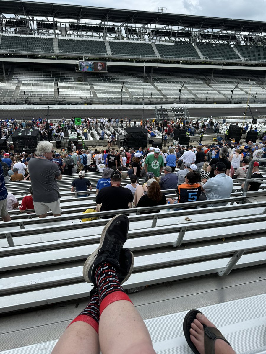 Sporting my PRI footwear while chilling at the 108th Indy 500 Driver’s Meeting. #IAMPRI