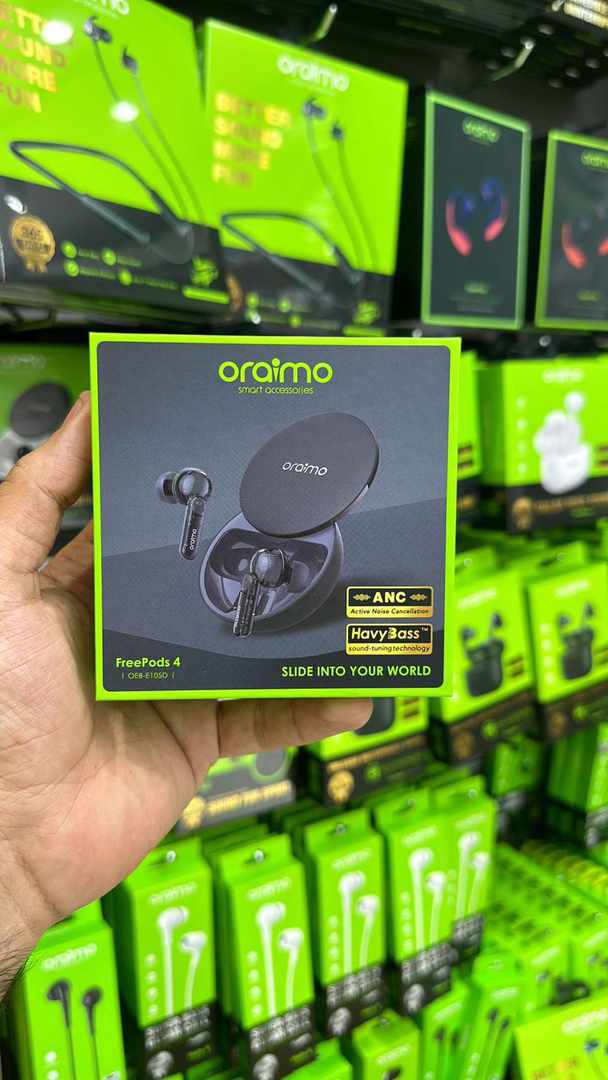 New New 🆕!!
Oraimo Freepods 4, new version now available.
👉🏻 Active noise cancellation.
👉🏻Up to 35.5 hours of play time
Strictly to those that understand what oraimo Freepods are 😊.
👉🏻slide into your world 🌍 
👉🏻Just DM for authentic gadgets only .
🤙0776512546/0705284419