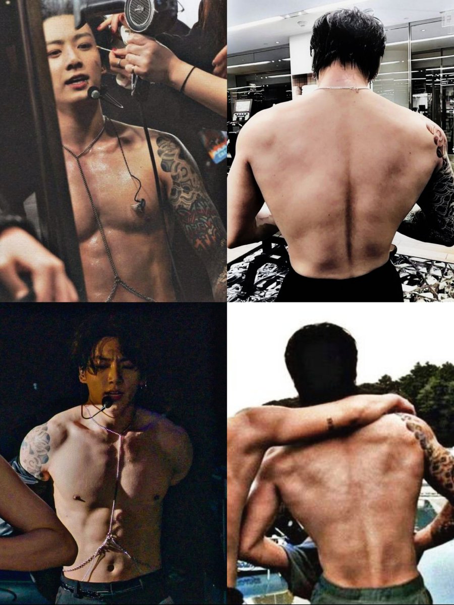 jungkook's front                              jungkook's back