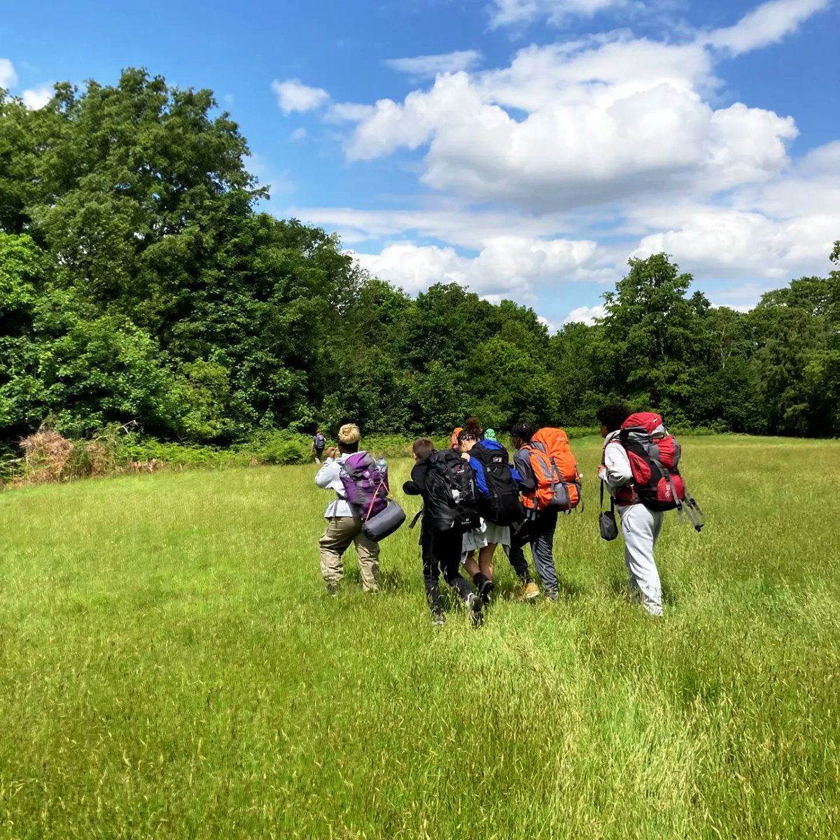 Students are enjoying the weather on their #DofE expedition this weekend!