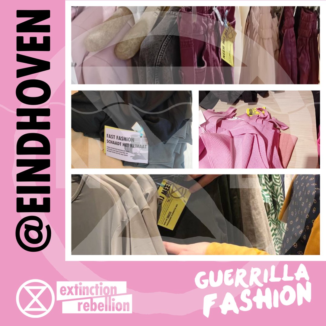 WE Fashion monitort alleen de laatste fase van de productieketen en negeert de arbeiders die voor hun producten werken. Er zijn geen plannen voor CO₂-reductie, verspilling tegen te gaan of mensenrechten te verbeteren. #GuerillaFashionWeekend