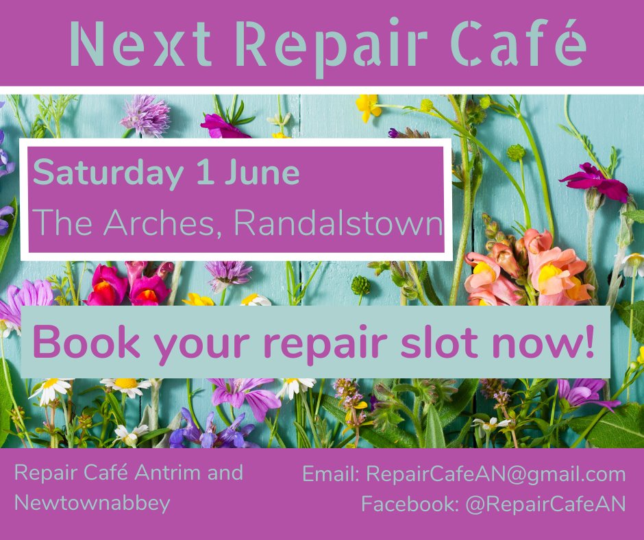 Just 1 week to go!  

You can book your repair here:  
➡️  ti.to/repair-cafe-an…