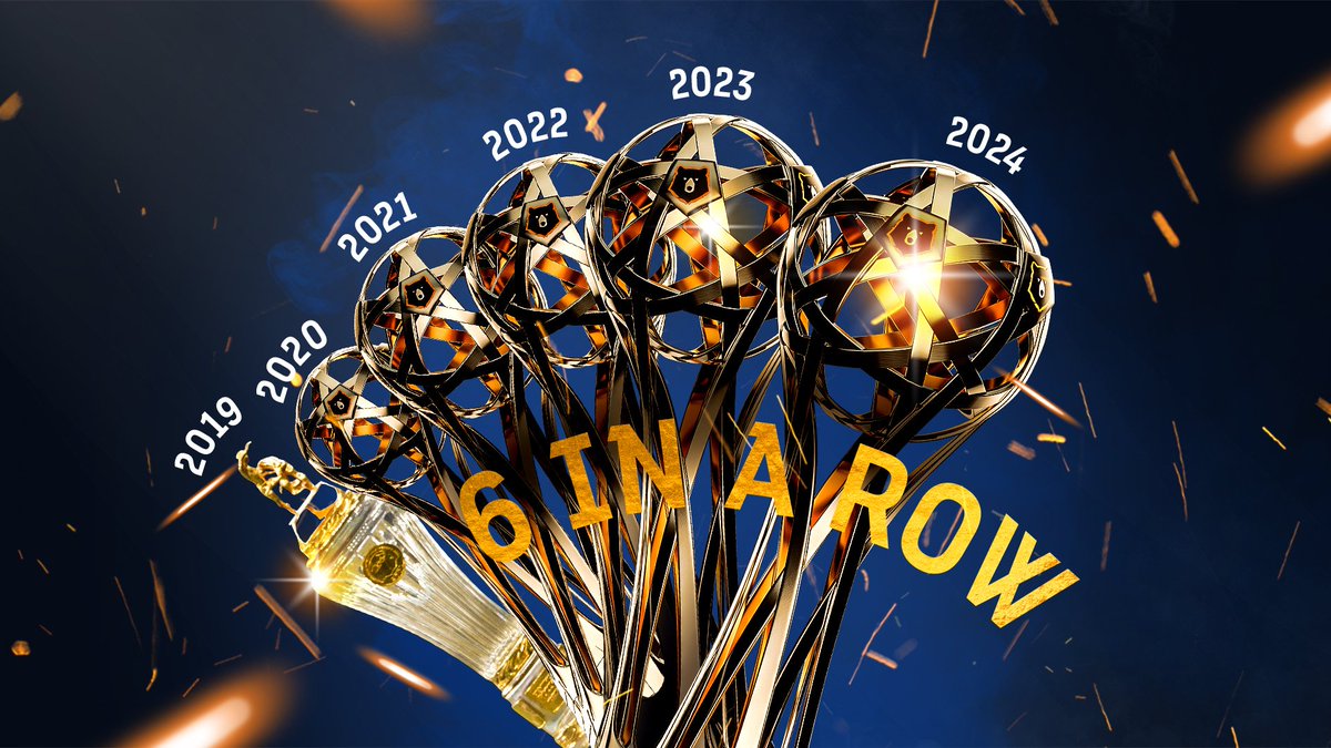 The joy of SIX! 🏆🏆🏆🏆🏆🏆