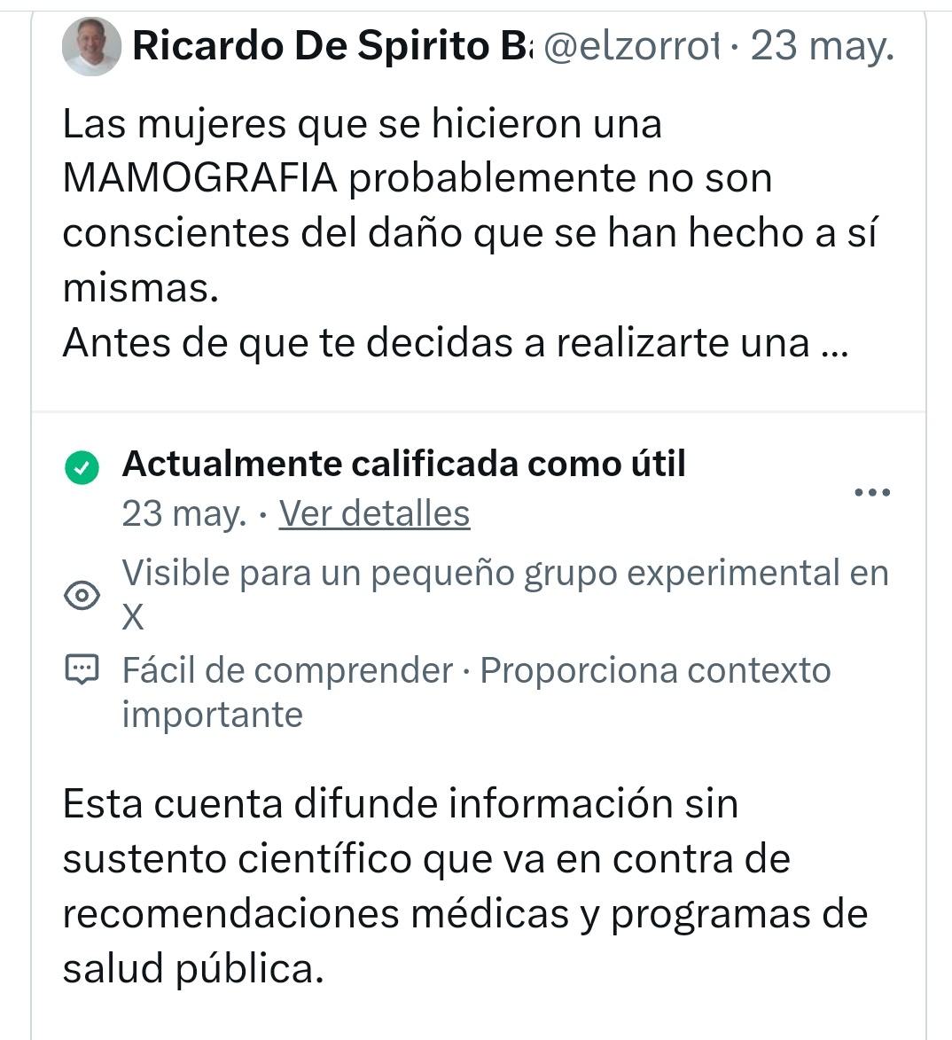 Los médicos me denuncian porque difundo información 'sin sustento científico'. Pero que sustento puedo presentar si lo mío es medicina china y naturismo. No usamos microscopios, placas de Petri, rayos X o mamografías. Lo nuestro es la observación paciente de la naturaleza,