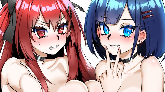 調子が良かったから表情差分も描いた 