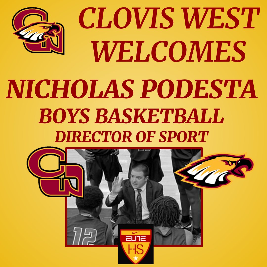 Clovis West Welcomes Nicholas Podesta - Boys Basketball DOS @ClovisWestBask1 @TDNike