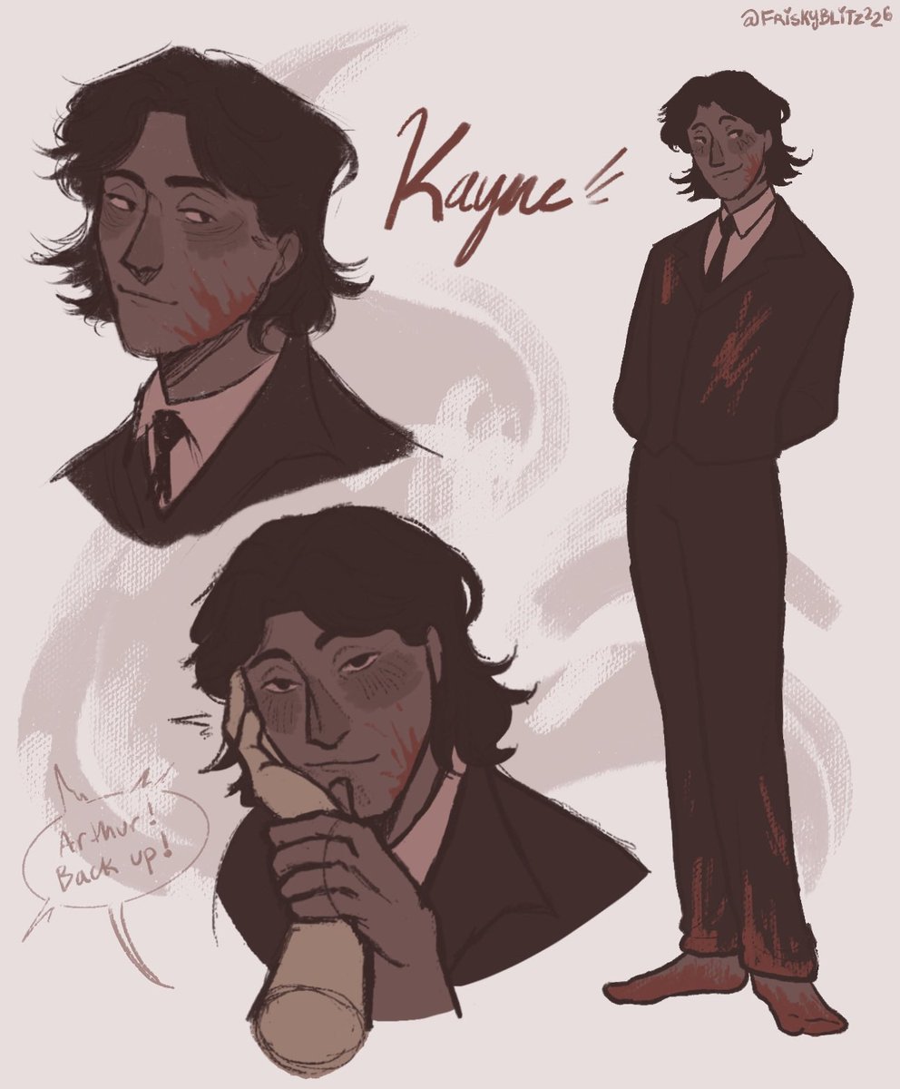 Kayne design or something, I think I made him look too sane.. #malevolent