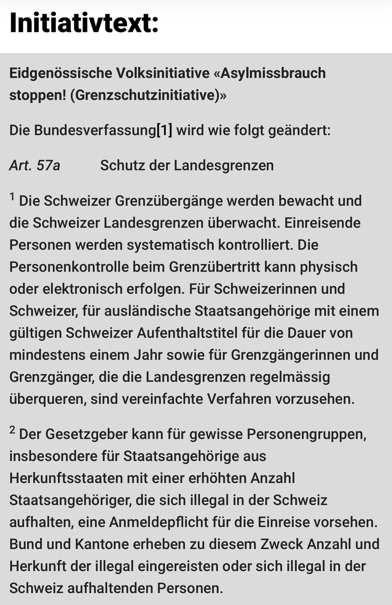 Tim Cuénod (@tcuenod) on Twitter photo Die SVP-„Grenzschutz“-Initiative lässt sich nicht ohne viel Stau und lange Wartezeiten an den Grenzübergängen umsetzen. Auch ist sie unvereinbar mit Schengen/Dublin - und damit eine Gefahr für die Sicherheit und die🇨🇭-🇪🇺-Beziehung. Dazu ein klares NEIN aus Basel! Die SVP-„Grenzschutz“-Initiative lässt sich nicht ohne viel Stau und lange Wartezeiten an den Grenzübergängen umsetzen. Auch ist sie unvereinbar mit Schengen/Dublin - und damit eine Gefahr für die Sicherheit und die🇨🇭-🇪🇺-Beziehung. Dazu ein klares NEIN aus Basel!