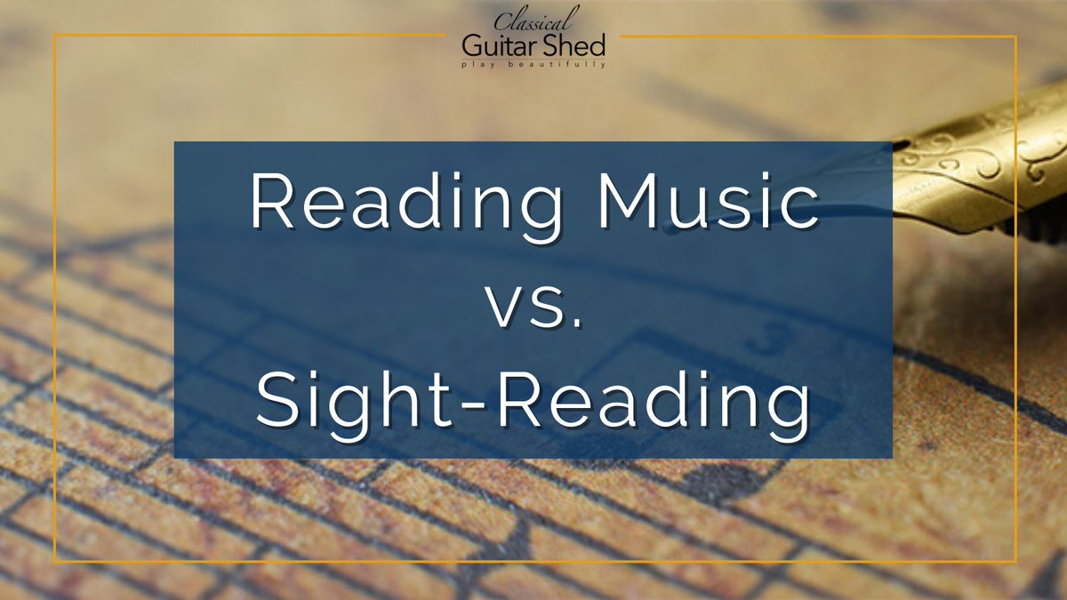 When to sightread and when to read music - use the right tool for the job!  This video will clarify the difference and let you know when to use these 2 different skills.

Link to Full Post: bit.ly/3yA7wvu

#classicalguitarshed #classicalguitar #friday #music #guitar