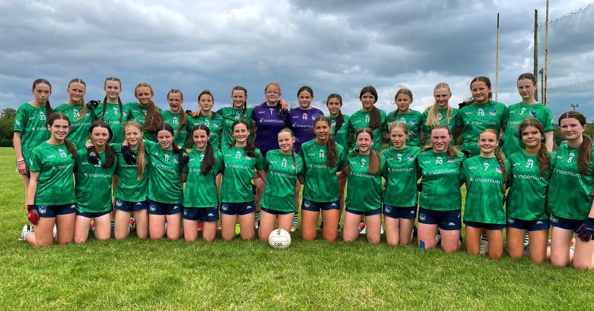 Congratulations to Ava Williams and Isbéal Ní hUigín who will represent Limerick at the All Ireland U14 championship Final in 2 weeks after playing in a great win against Westmeath today in Portlaoise 🙌

Táimid chomh bródúil cailíní ❤️🖤💚🤍

#ladiesgaelicfootball #luimneachabu