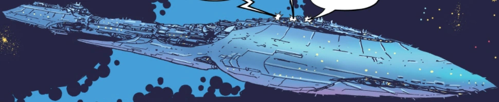 The Gaze Electric from the High Republic comics. I was surprised to discover how small it actually is, about 400 meters. So it's in the same family as the Nebulon B or the MC30 Frigate