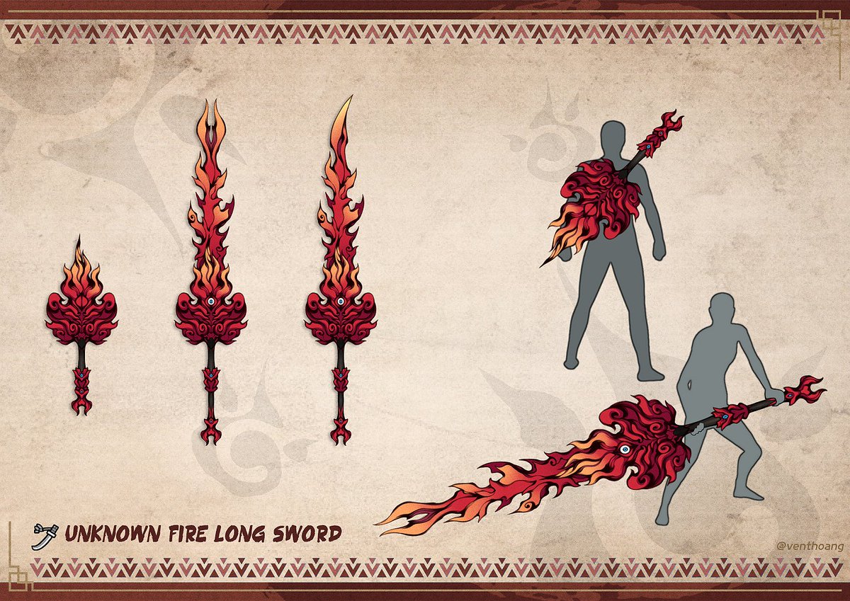 VentHoang's tweet photo. [Fan-Made] Shiranui Unknown Fire Long Sword

#Shiranui #不知火 #UnknownFire #MonsterHunter #MonsterHunterRise #MonsterHunterWilds #LongSword #太刀 #Magnamalo #マガイマガド #Onibi #鬼火 #Odogaron #オドガロン https://t.co/8PJD1qDbMr