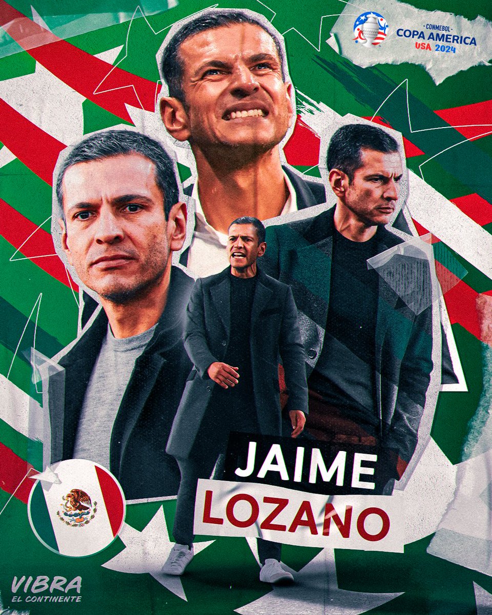 Jaime Lozano, el encargado de comandar a @miseleccionmx en la búsqueda de ganar su primera CONMEBOL Copa América™️.