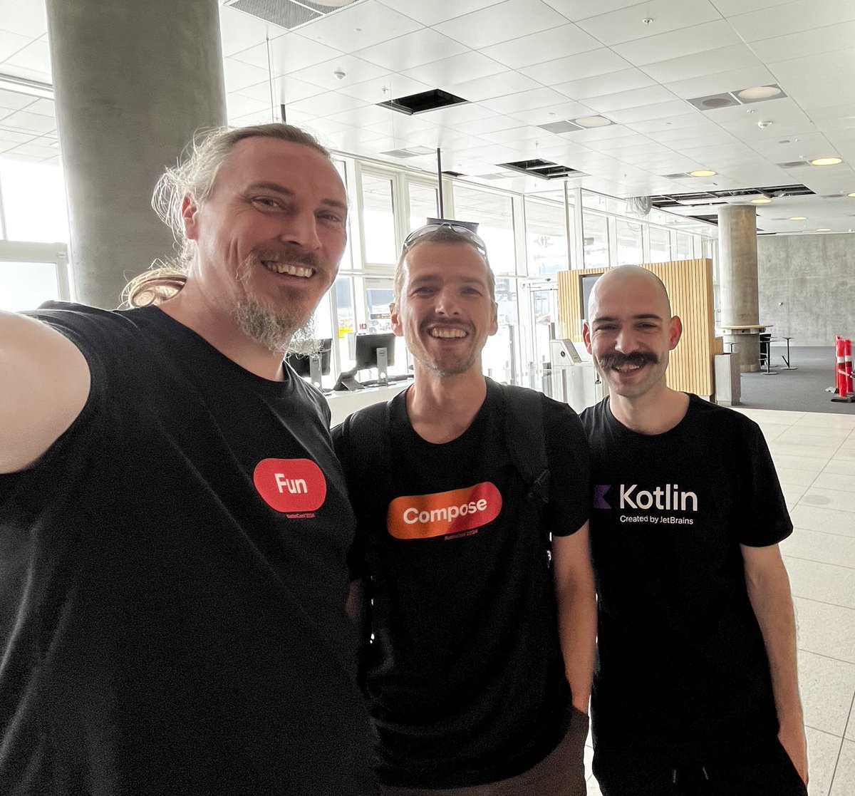 Had a great time at #KotlinConf these last couple of days. Shout outs to <a href="/duncanmcg/">Duncan McGregor</a> <a href="/dmitrykandalov/">Dmitry Kandalov</a> <a href="/vergauwen_simon/">Simon Vergauwen</a> and especially my colleague Jo Vanthournout for making this conf worth my while.