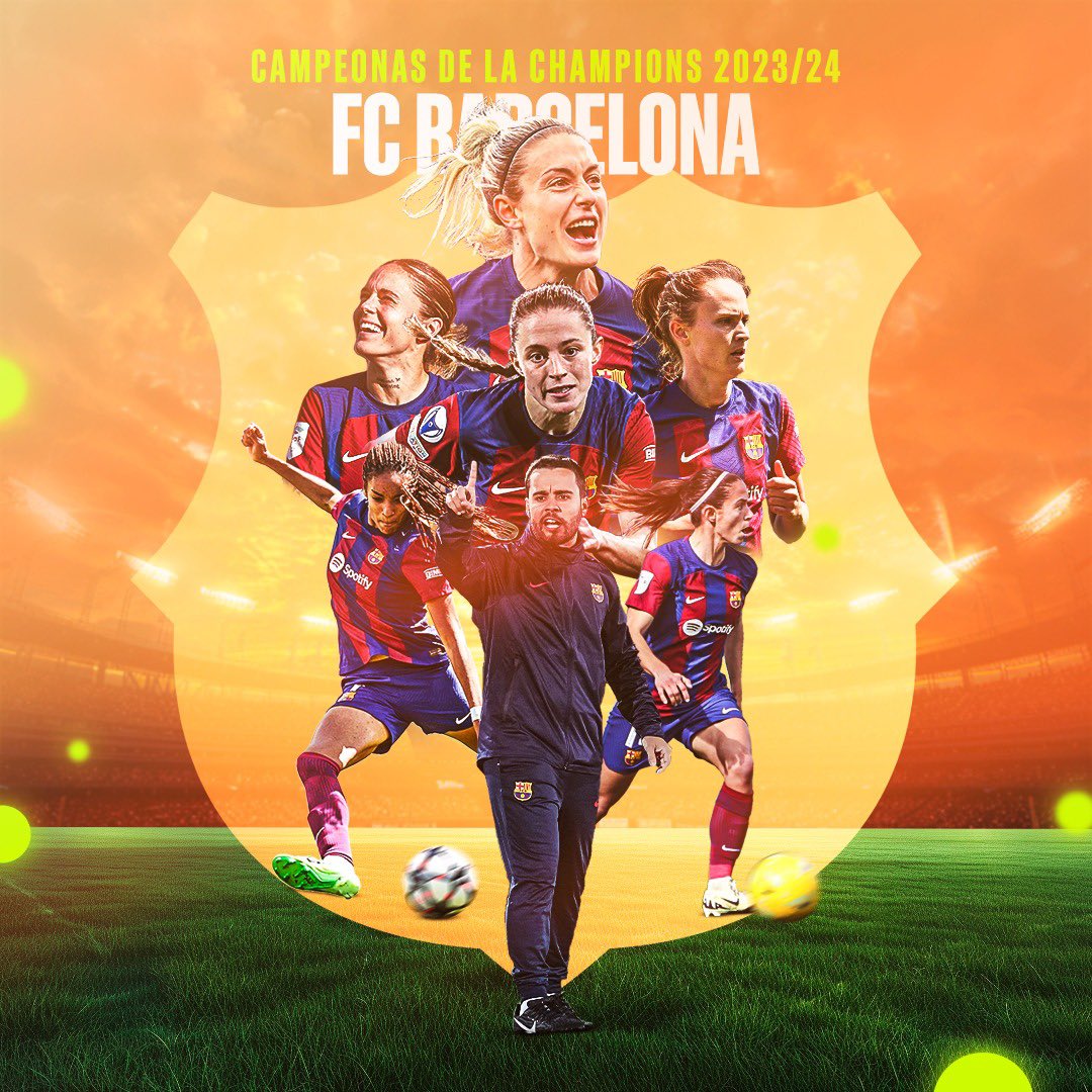 luckia_es's tweet image. 2021 - Campeonas de Europa 🏆
2022 - Subcampeonas de Europa 🥈
2023 - Campeonas de Europa 🏆
2024 - Campeonas de Europa🏆

No hay nadie en Europa que haga sombra al Barça femenino 🔵🔴👑

#Barça #WUCL