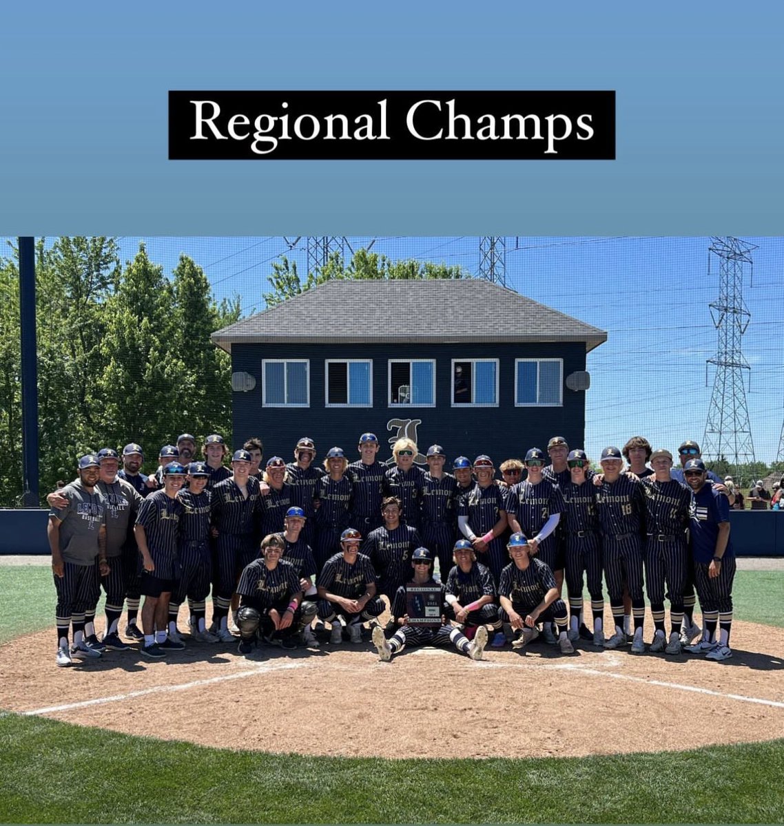 Congratulations @Lemont_Baseball don't stop now.