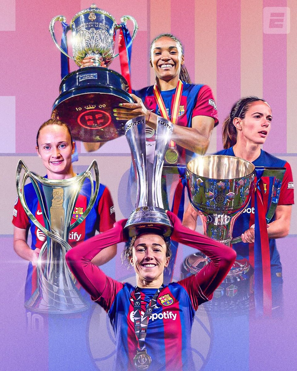 BARCA FEMENÍ WIN THE WOMEN'S CHAMPIONS LEAGUE FINAL AND CAPTURE THEIR FIRST-EVER QUADRUPLE 😱🏆