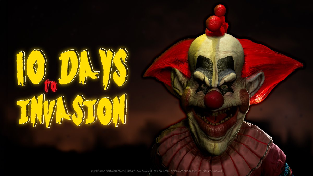 klownsthegame's tweet image. 10 Days until Killer Klowns From Outer Space invade Earth.

🎪 linktr.ee/killerklownsfr… 🎪