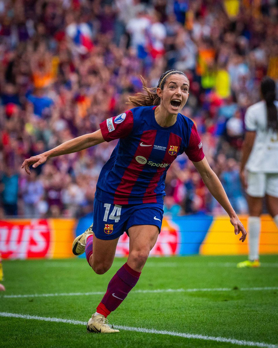 Full-time: Barça Femeni 𝟮-𝟬 Lyon 𝗪𝗼𝗺𝗲𝗻

TRE🏆🏆🏆BLE

#fcblive #UWCL