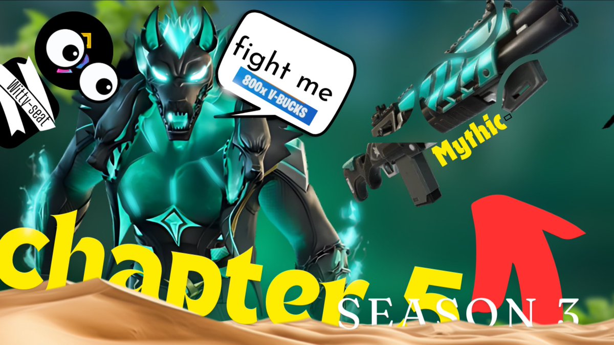 WittySeat's tweet photo. It’s out now (NOT CLICK-BATE) check out my channel to discover!!! @TypicalGamer @SypherPK @Loserfruit @TeamPWR  #fortnite #fortnitemythsandmortals #fortnitewrecked #furiosa #madmax https://t.co/6YCkME9J07