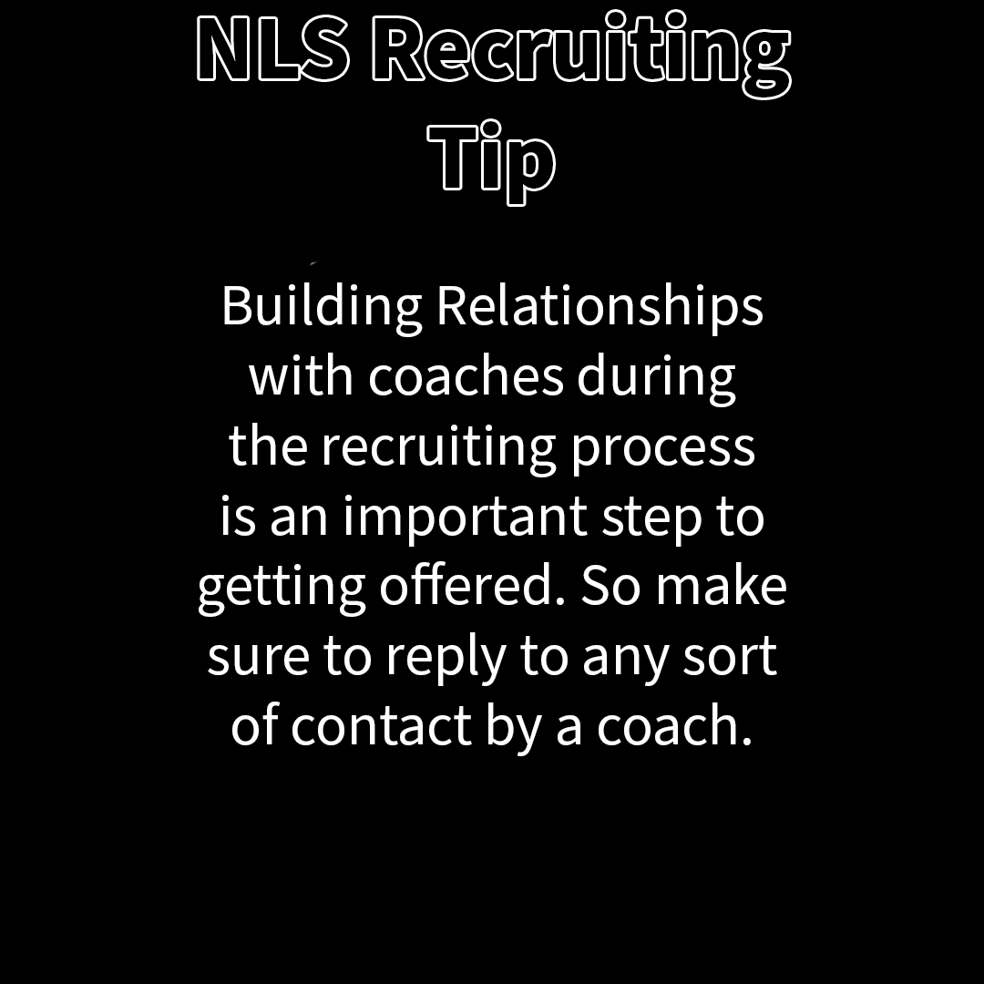 NLS Recruiting Tip #nextlevelsports #recruitme