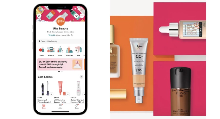 Shoppers can now get Ulta products delivered straight to their homes via DoorDash. Previously only available in select states, DoorDash users can get Ulta delivered from all 50 states. ➡️hubs.li/Q02y6q2w0 #beautyindustry #beautynews #UltaBeauty