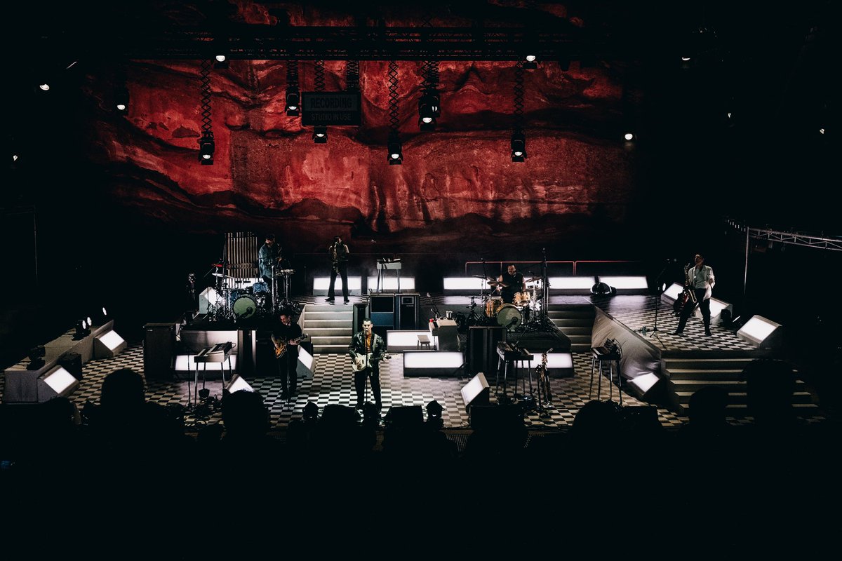 05.20.24 playing a sold out red rocks to our people with this band for the second time .... something u dream of. bleachers x red rocks absolutely forever.