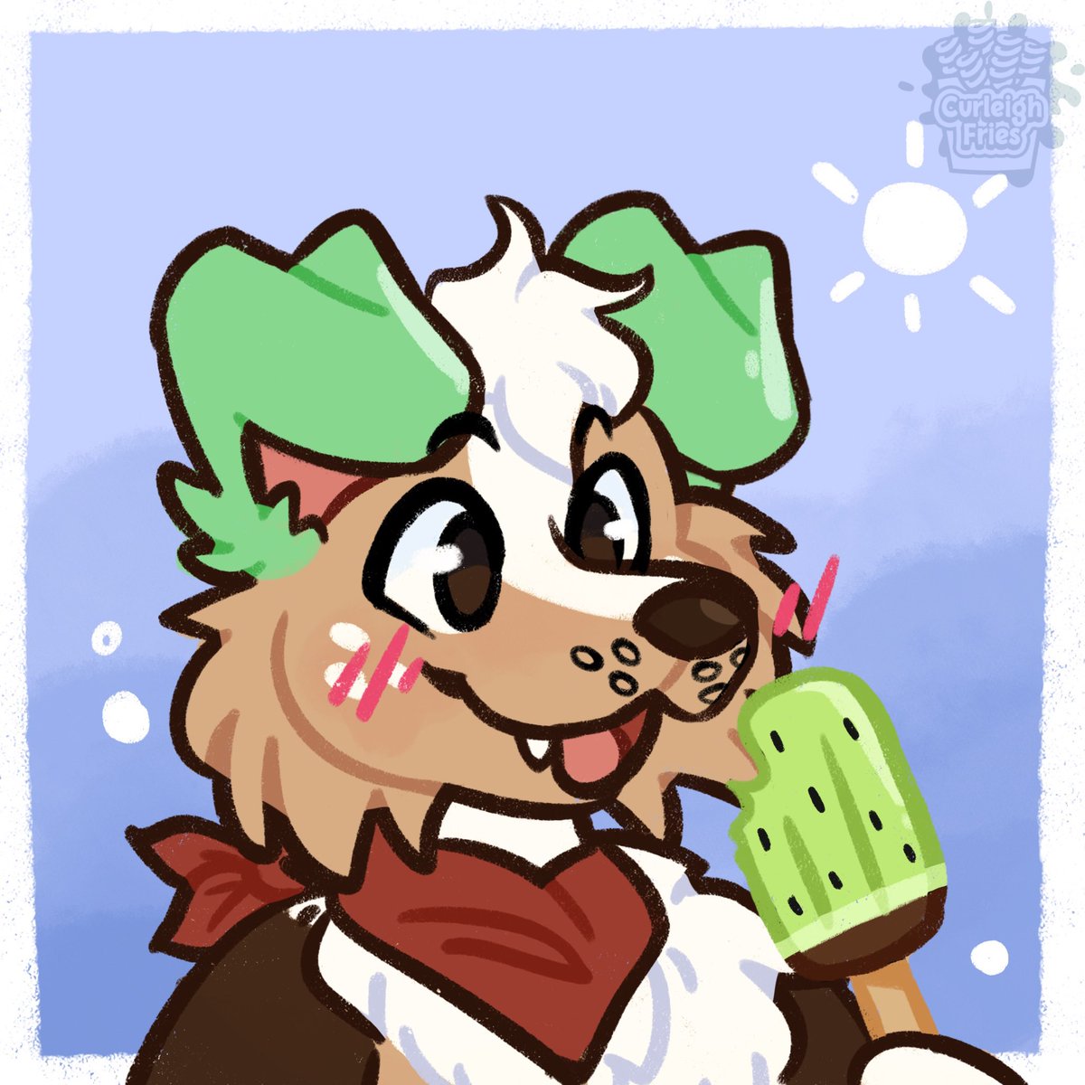 Summer YCH Icon for @Hyacinthine_Art 🪻🌈