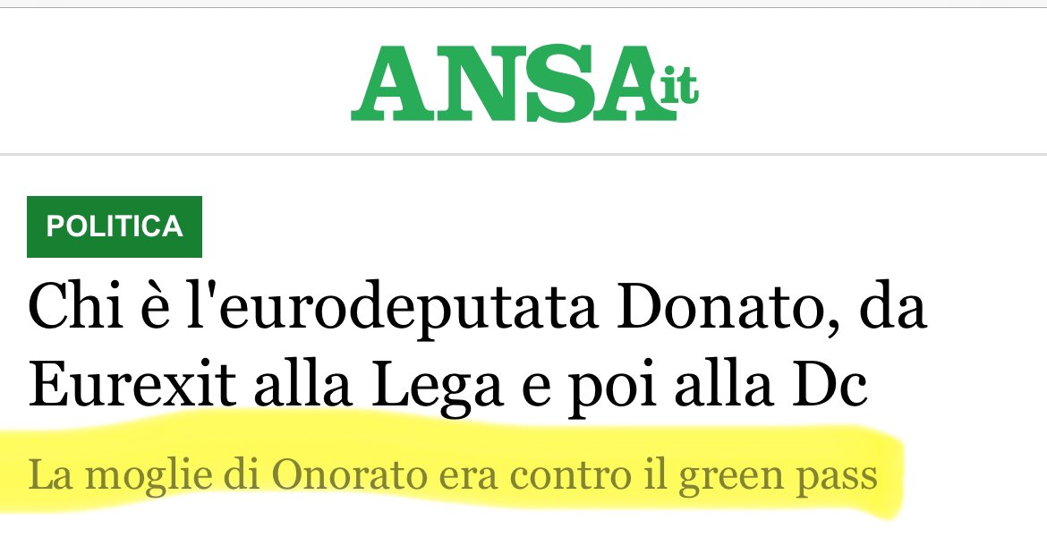 Complimenti all’@Agenzia_Ansa per la delicatezza #FrancescaDonato