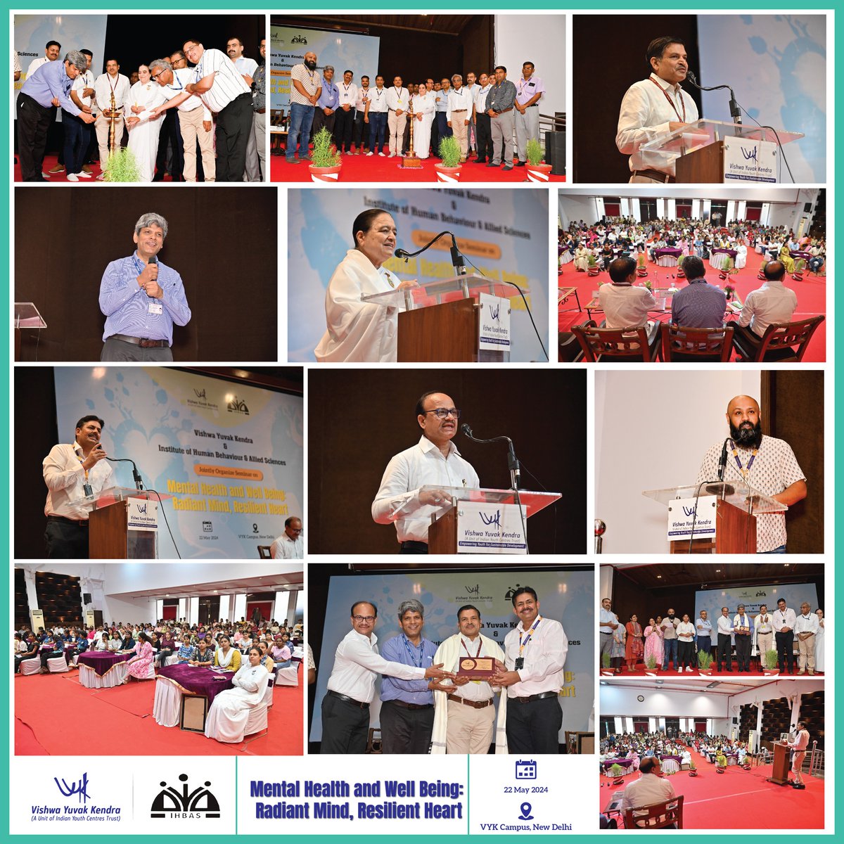 MilestoneNgo's tweet image. I had the opportunity to attend the &quot;Radiant Mind and Resilient Heart&quot; seminar on Mental Health and Well-being, organized by VYK in collaboration with IHBAS on May 22, 2024. It was an enlightening experience!

#mentalhealth #mentalhealthmatters #radiantmind #mentalhealthwellbeing