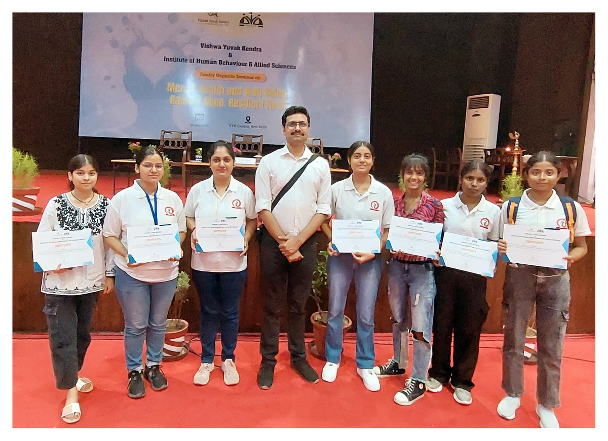 MilestoneNgo's tweet image. I had the opportunity to attend the &quot;Radiant Mind and Resilient Heart&quot; seminar on Mental Health and Well-being, organized by VYK in collaboration with IHBAS on May 22, 2024. It was an enlightening experience!

#mentalhealth #mentalhealthmatters #radiantmind #mentalhealthwellbeing