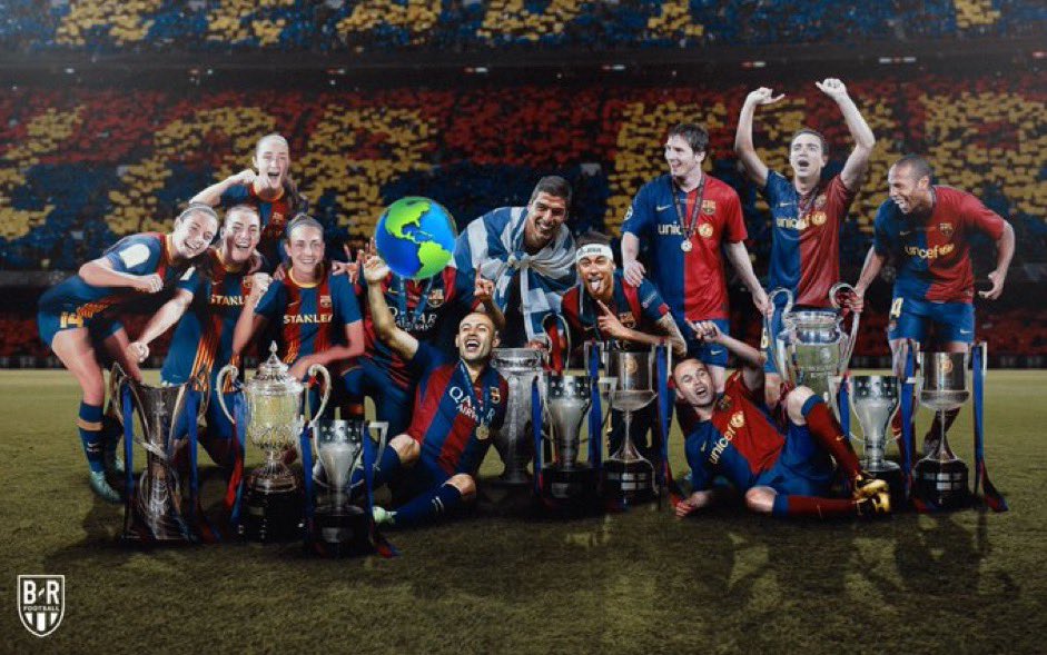 TRIPLETE 2009 🏆🏆🏆
TRIPLETE 2015  🏆🏆🏆
TRIPLETE 2021  🏆🏆🏆
TRIPLETE 2024 🏆🏆🏆

Simplemente el mejor club del mundo 💙❤️