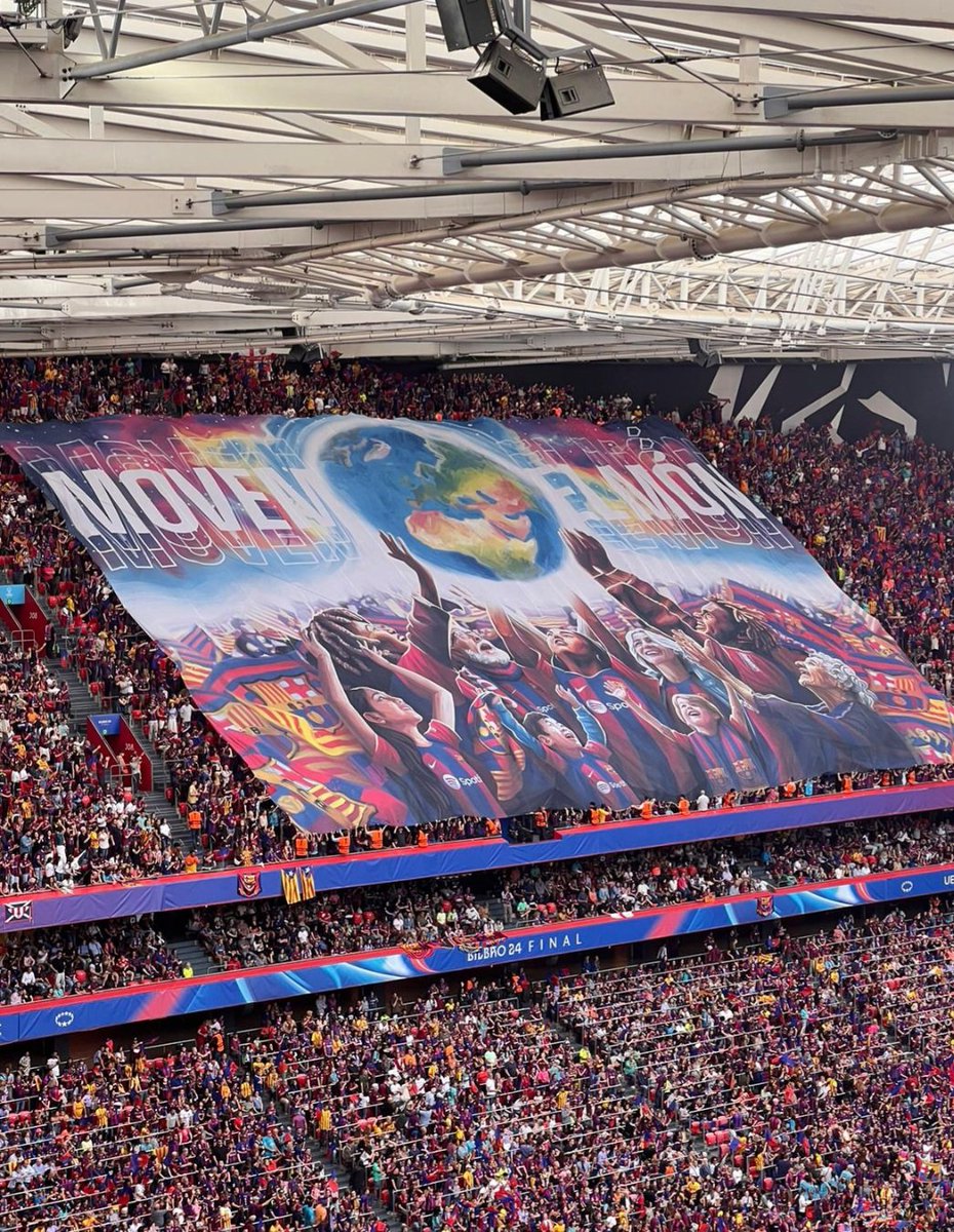 Eva Rosell (@evarosellsolano) on Twitter photo Al museu del <a href="/FCBarcelona_cat/">FC Barcelona</a> aquesta pancarta. Si "Movem el Món" les dones. Sou un orgull felicitats <a href="/FCBfemeni/">FC Barcelona Femení</a> Al museu del <a href="/FCBarcelona_cat/">FC Barcelona</a> aquesta pancarta. Si "Movem el Món" les dones. Sou un orgull felicitats <a href="/FCBfemeni/">FC Barcelona Femení</a>
