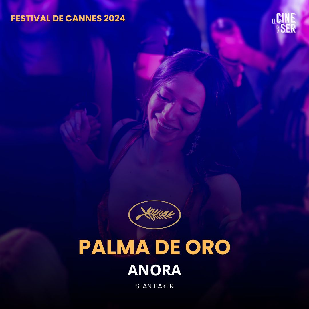 #Cannes2024 Sean Baker gana la Palma de Oro con #Anora, una gamberra y política 'anti-Pretty Woman' Aquí la crítica de la película de @pepablanes cadenaser.com/nacional/2024/…