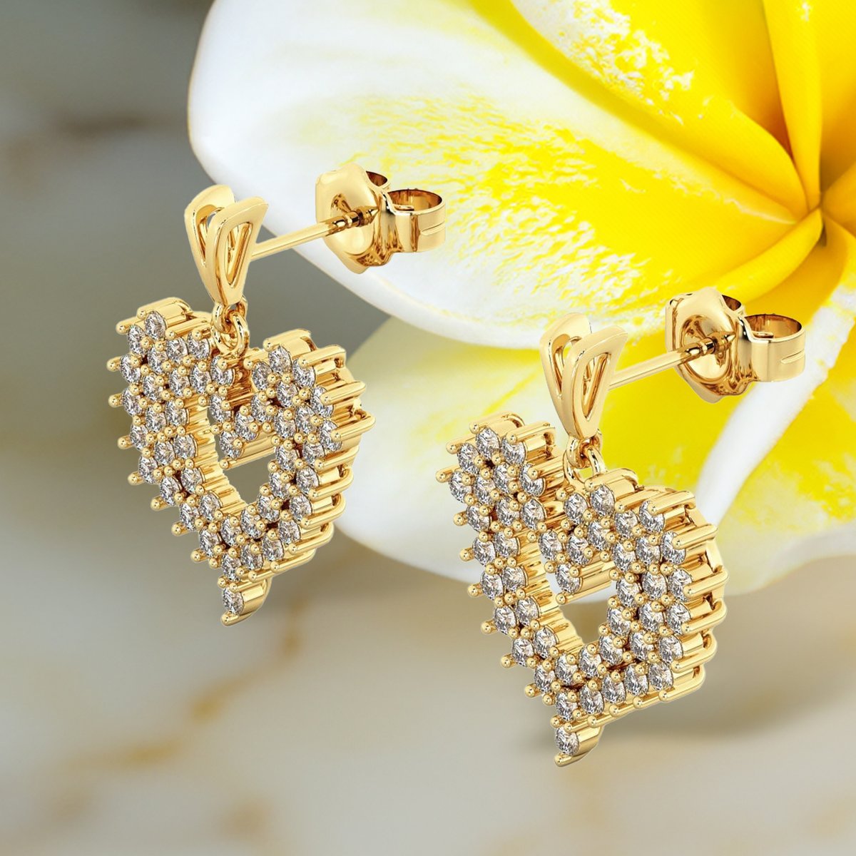 I'm pretty sure you are gonna love these ✨💛 *Matching Necklace Available* BUY NOW>>bit.ly/2IAZV6t #womenearrings #weddingearrings #lovejewelry #silverjewelry #sterlingsilver #cubiczirconia #fashion #besttohave #besttohavejewelry